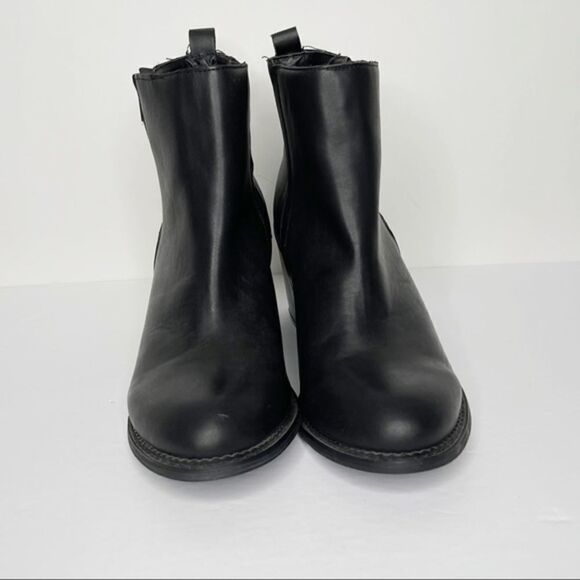 Torrid Black Ankle Boots Block Heel Black Size 11 W - Picture 6 of 13